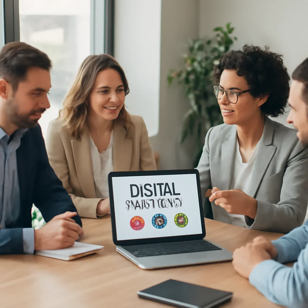 Digital marketing planning session related to Contact