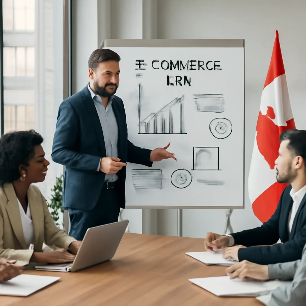 Digital marketing planning session related to Ecommerce SEO in Canada