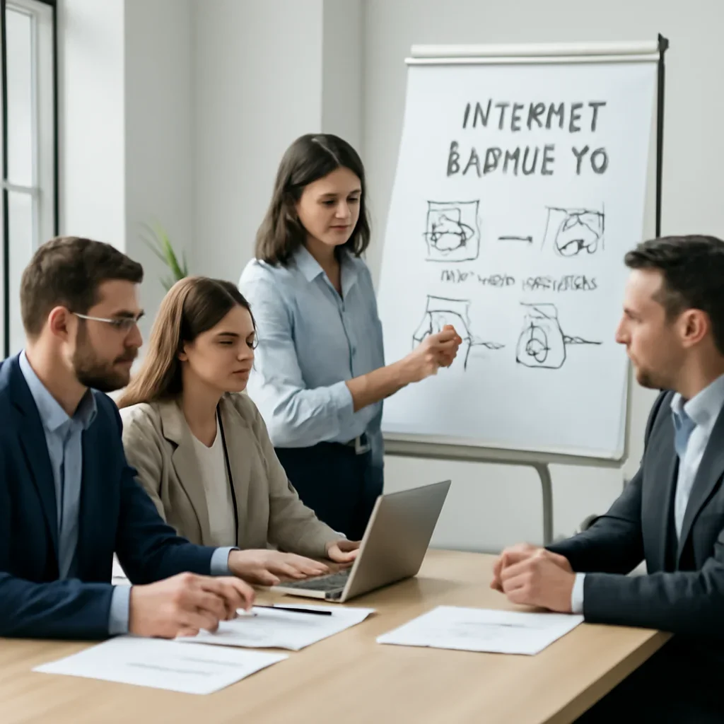 Digital marketing planning session related to Internet Marketing Services