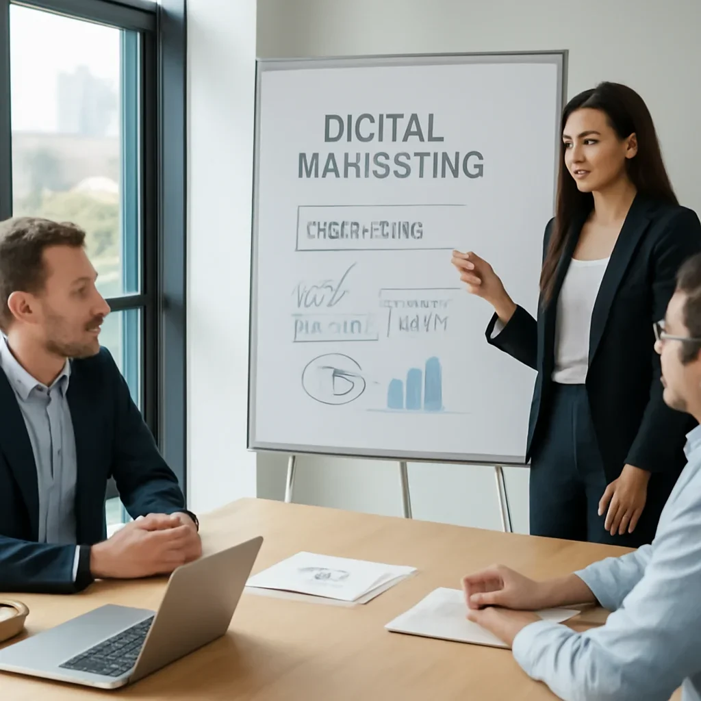 Digital marketing planning session related to Internet Marketing Red Deer