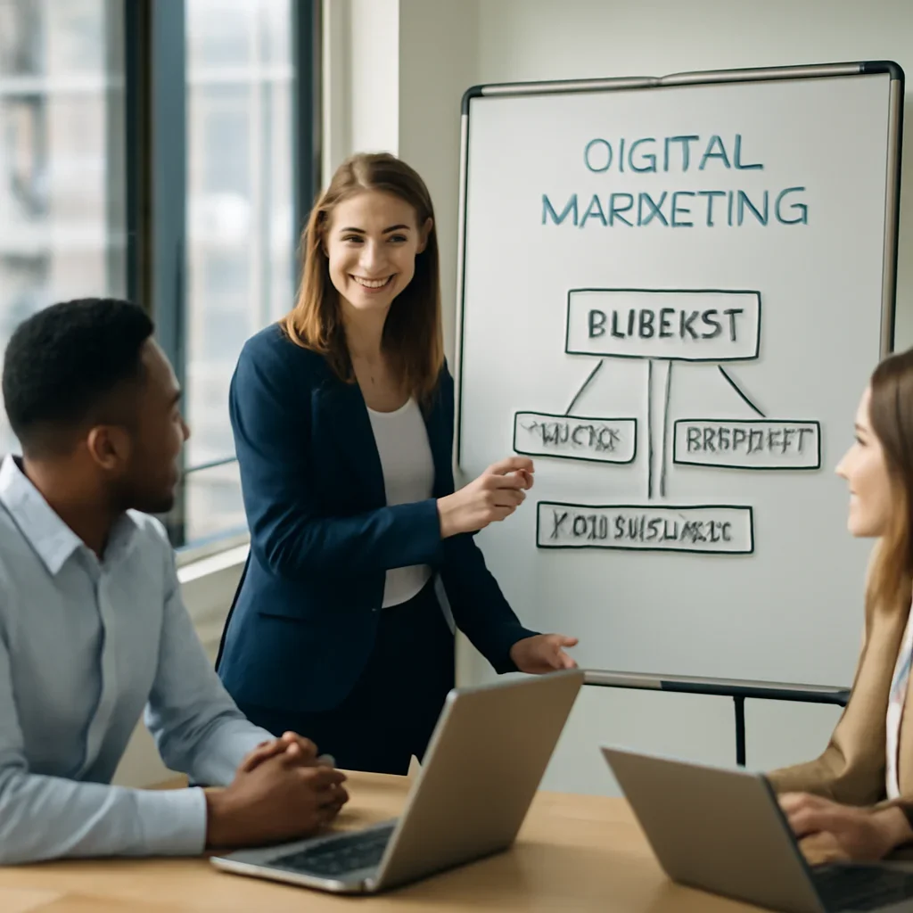Digital marketing planning session related to Support