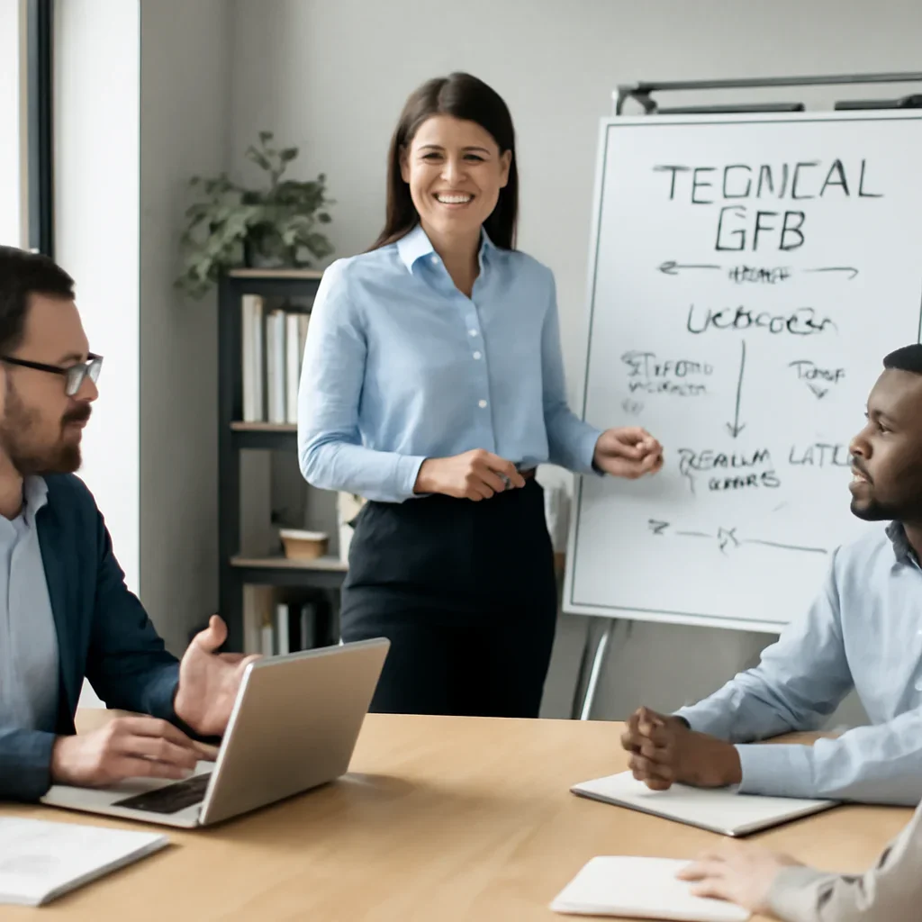 Digital marketing planning session related to Technical SEO